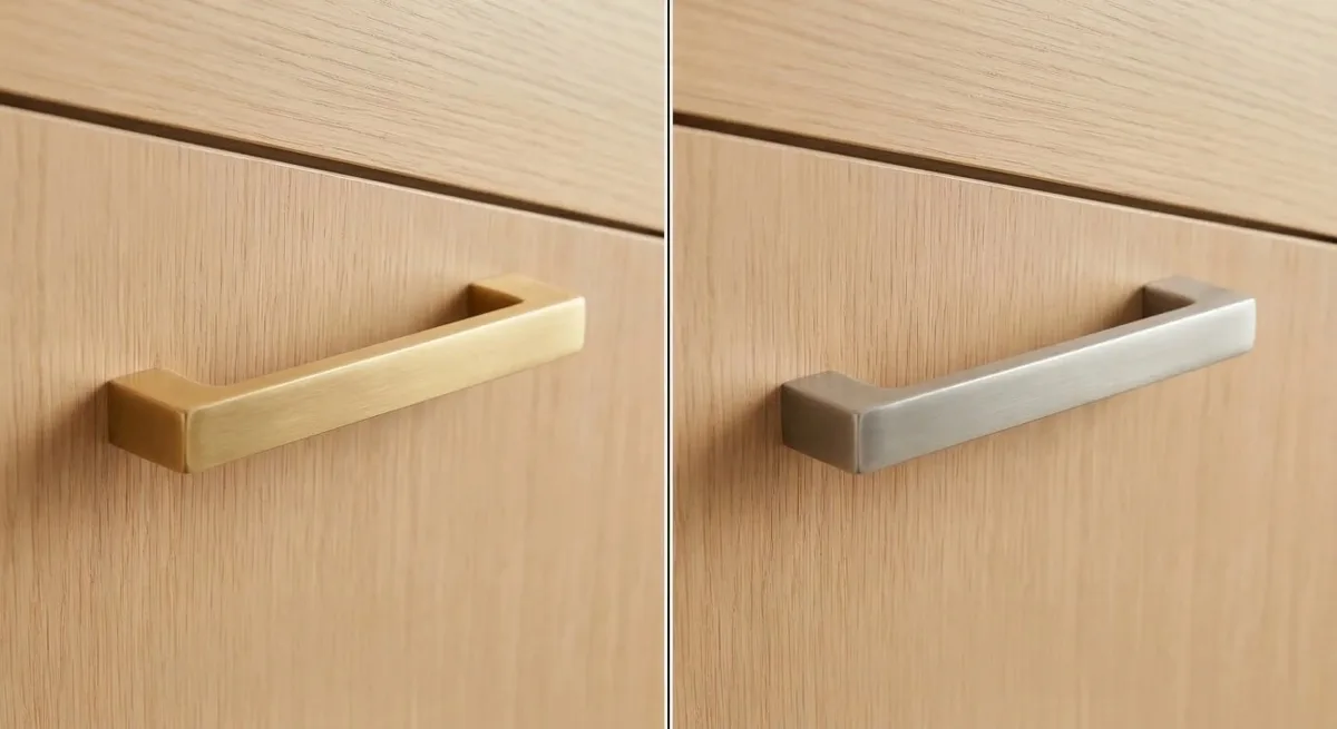 cabinet hardware material finish