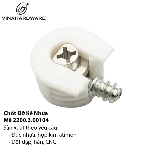 cam-lock shelf clip
