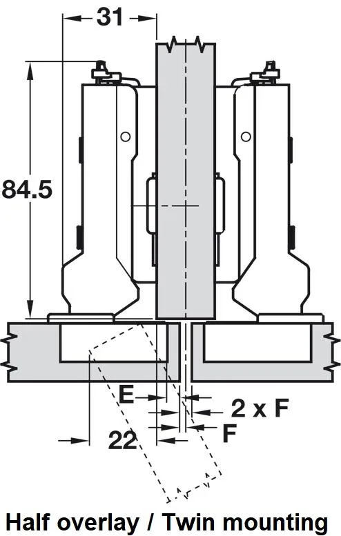 concealed cup hinge