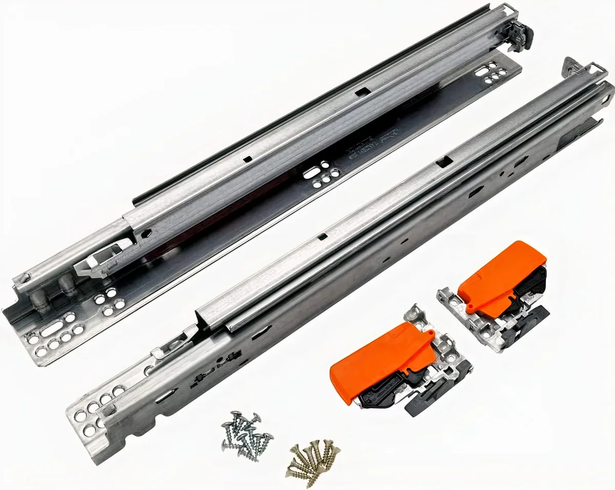 drawer slide disconnect lever undermount