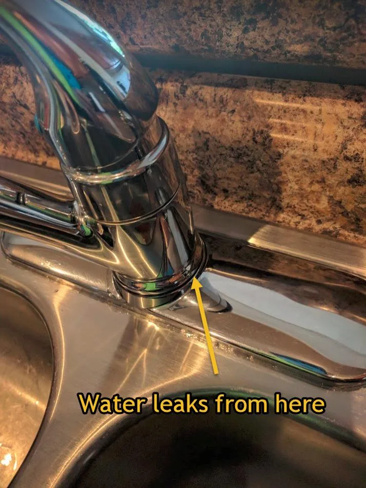 faucet leak locations