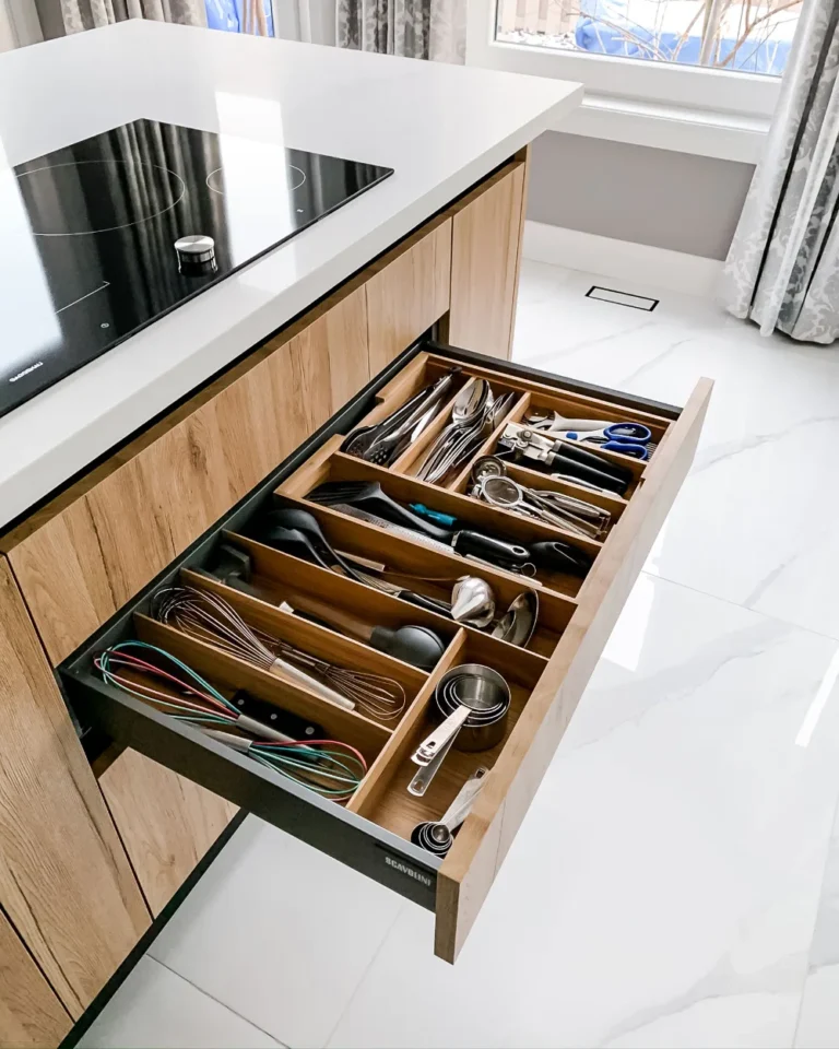 how to arrange kitchen drawers