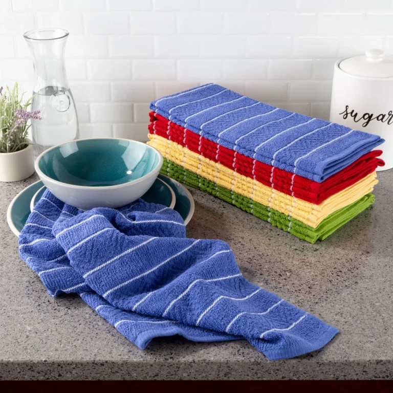 how to clean kitchen towels