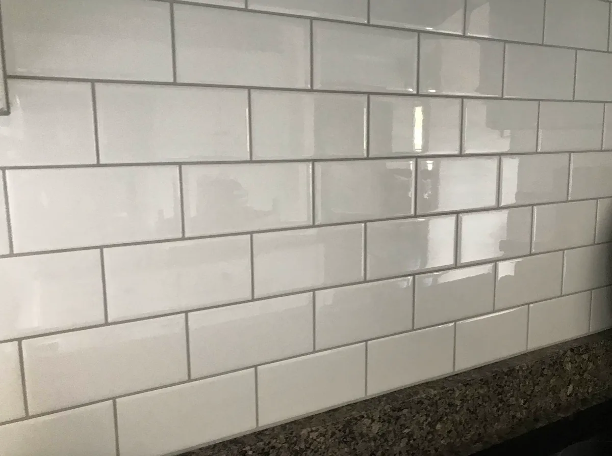 how to grout kitchen backsplash