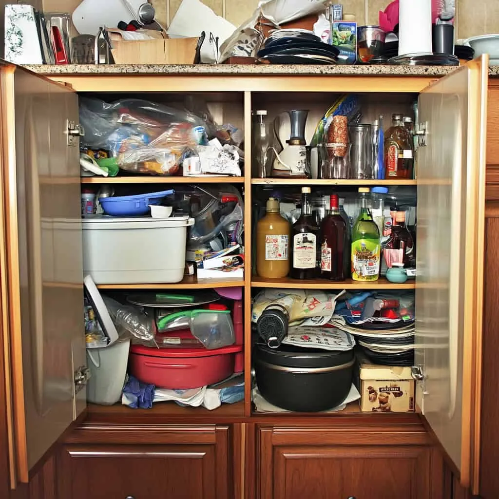 how to organize kitchen cabinets