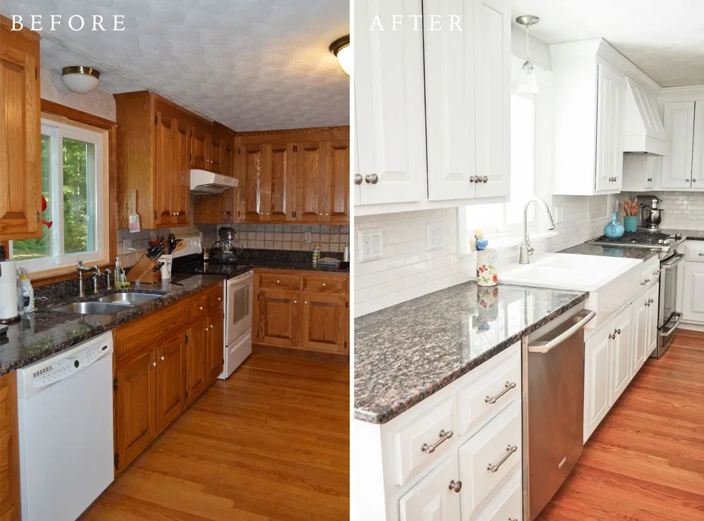 how to refinish kitchen cabinets