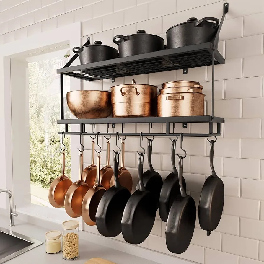 improper pot rack installation