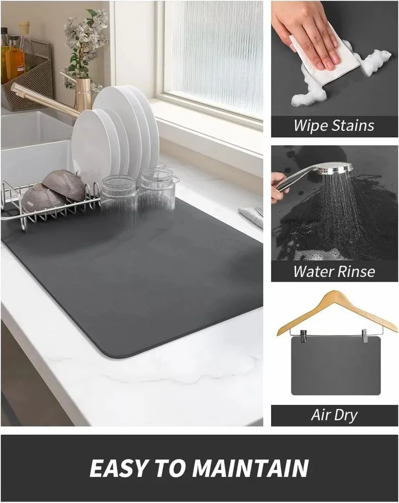 kitchen mat proper drying