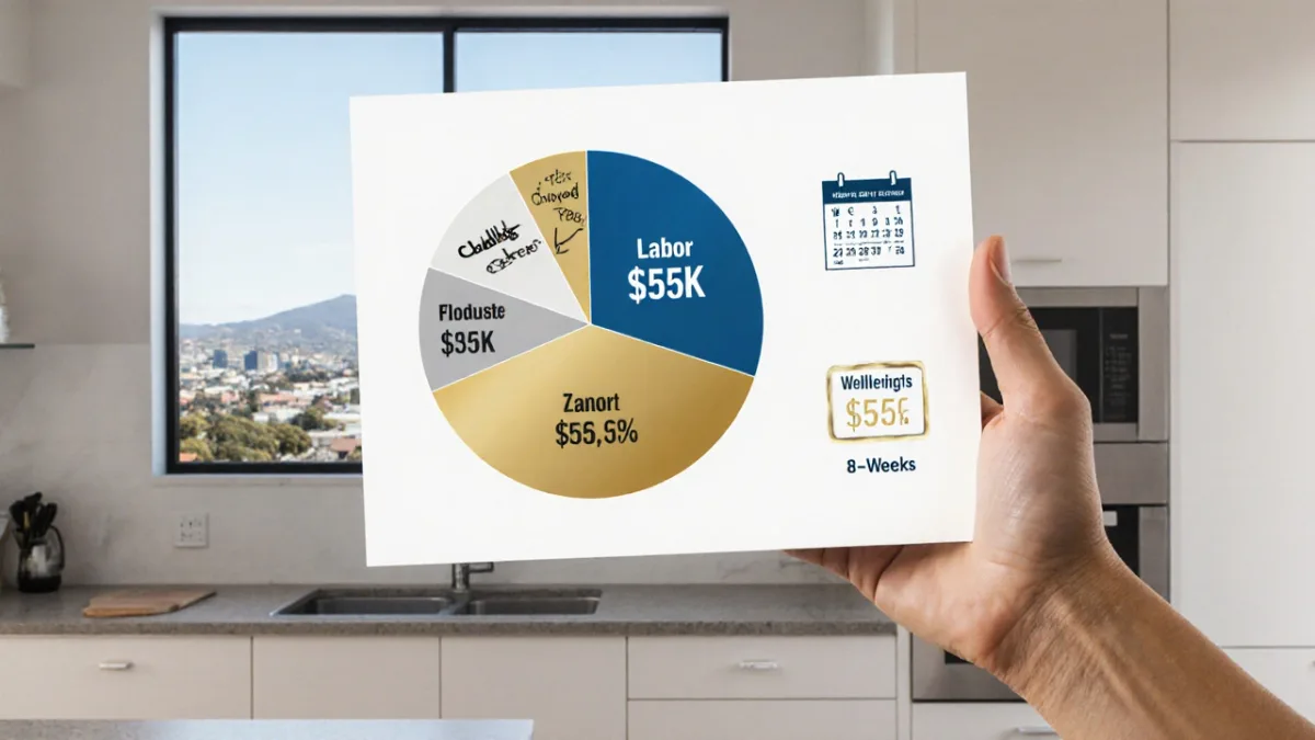 kitchen remodel budget breakdown