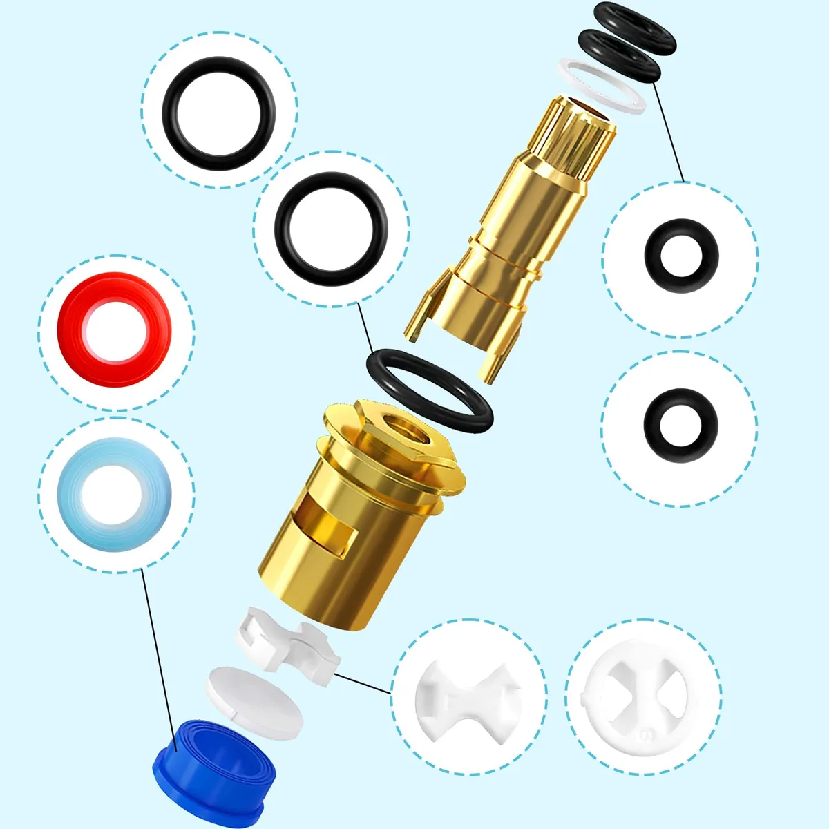 kitchen tap replacement parts