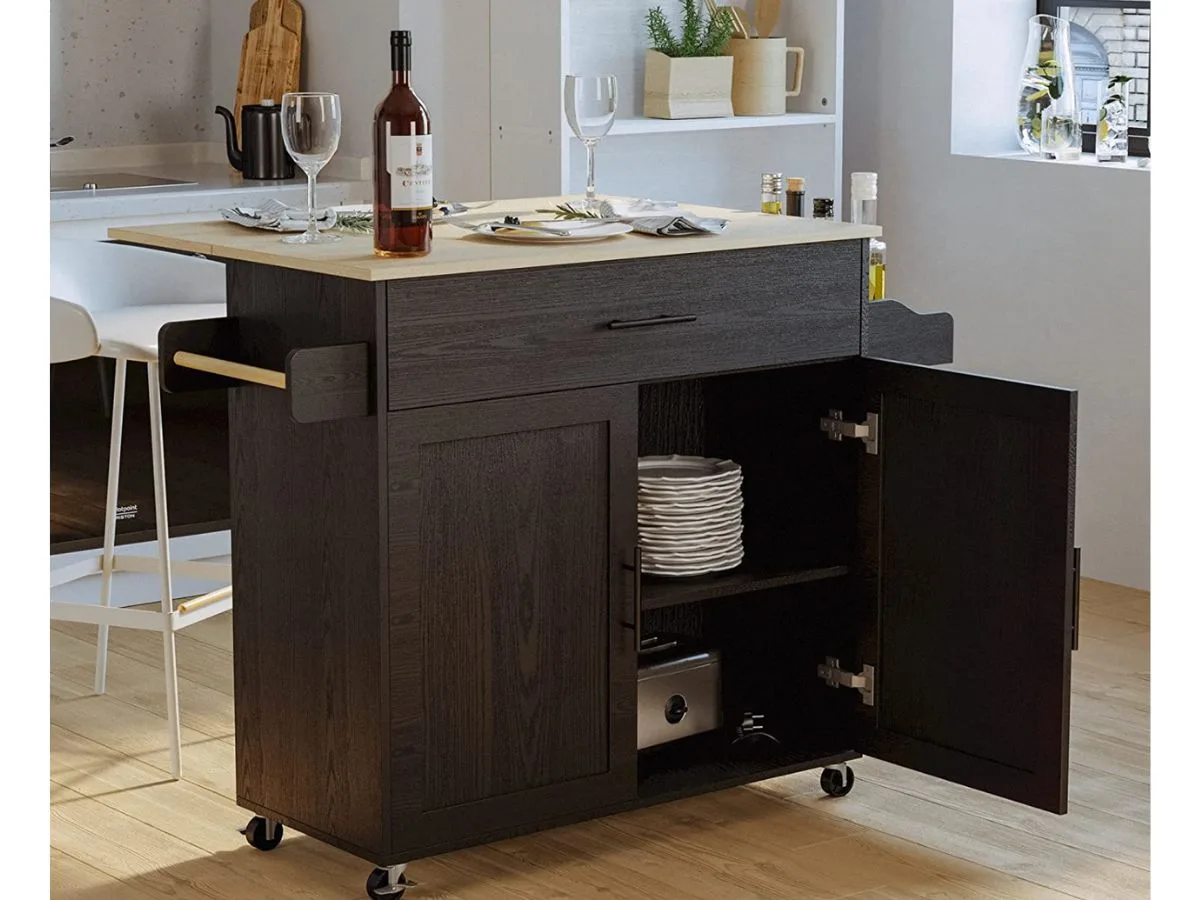 movable vs fixed kitchen island