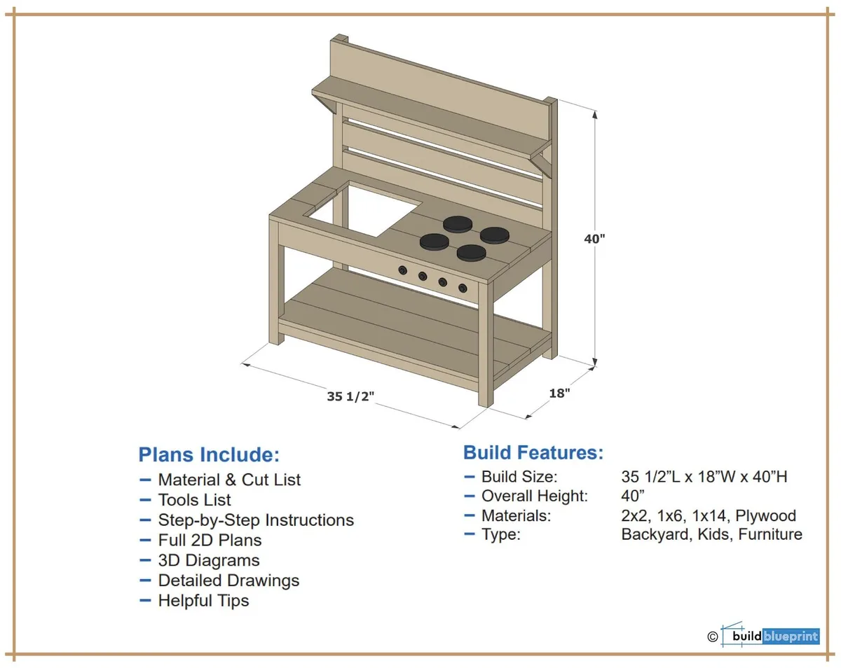mud kitchen pre-build assessment