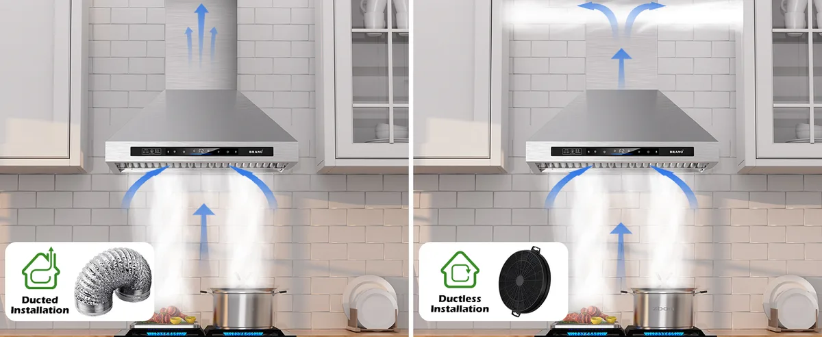 range hood internal components