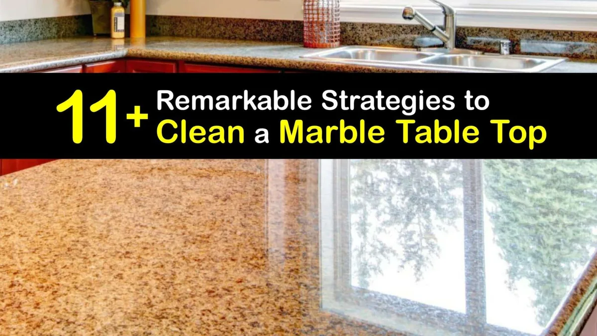The 1 Cleaning Mistake That Permanently Damages Marble Kitchen Tables
