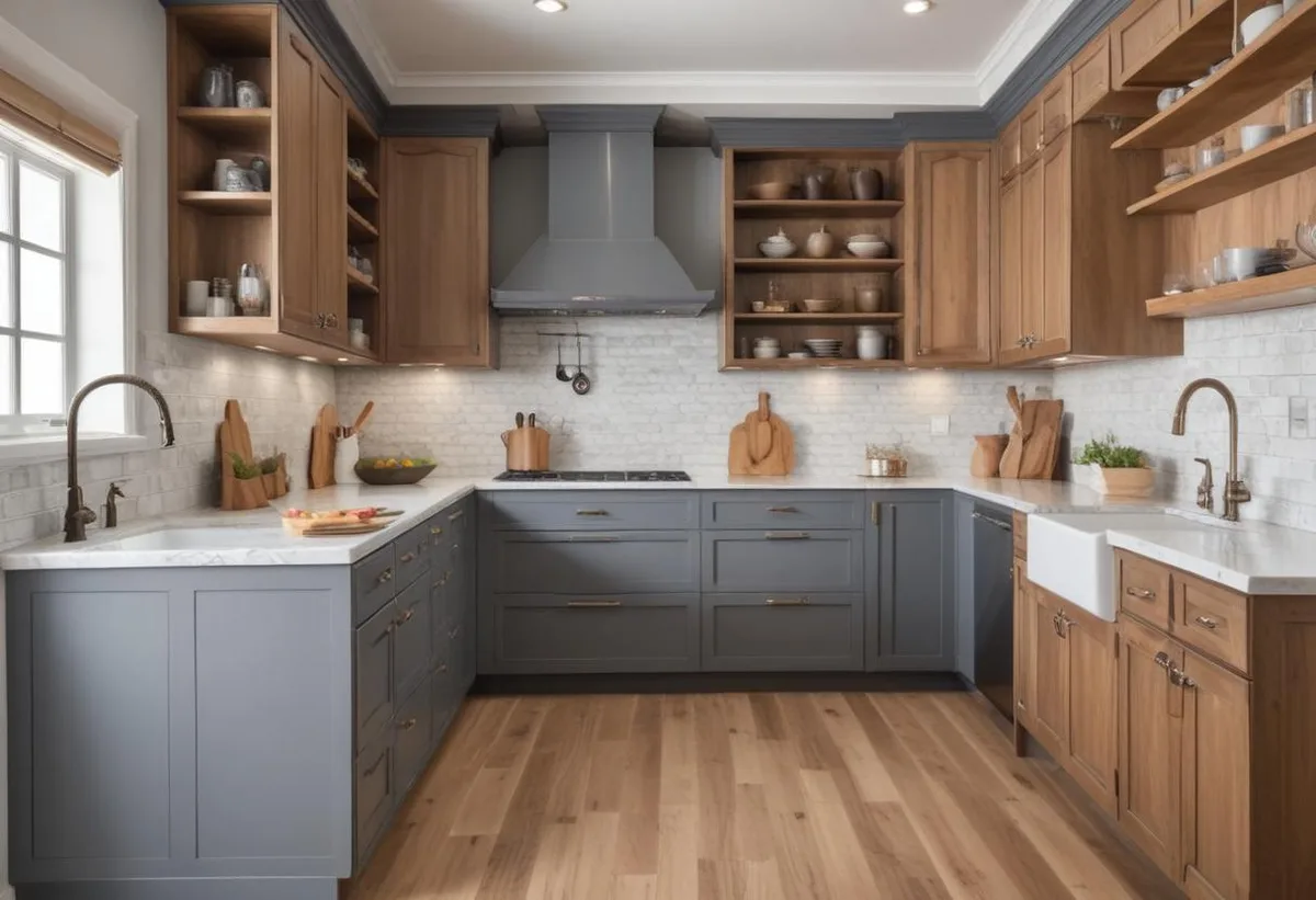 two-tone cabinet color mistake