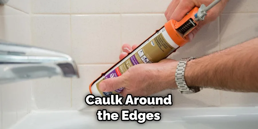 undermount sink seam